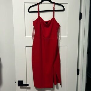 Size medium express red dress
